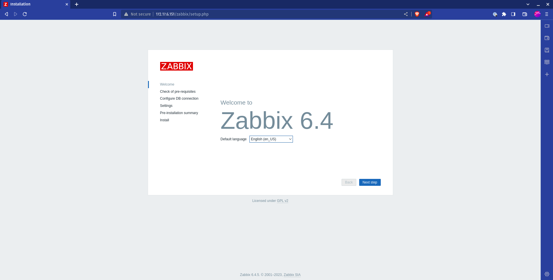 Open zabbix